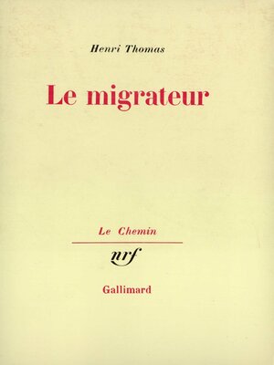 cover image of Le migrateur